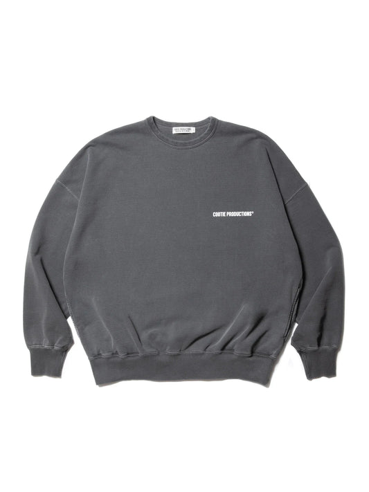 COOTIE PRODUCTIONS PIGMENT DYED OPEN END YARN SWEAT CREW