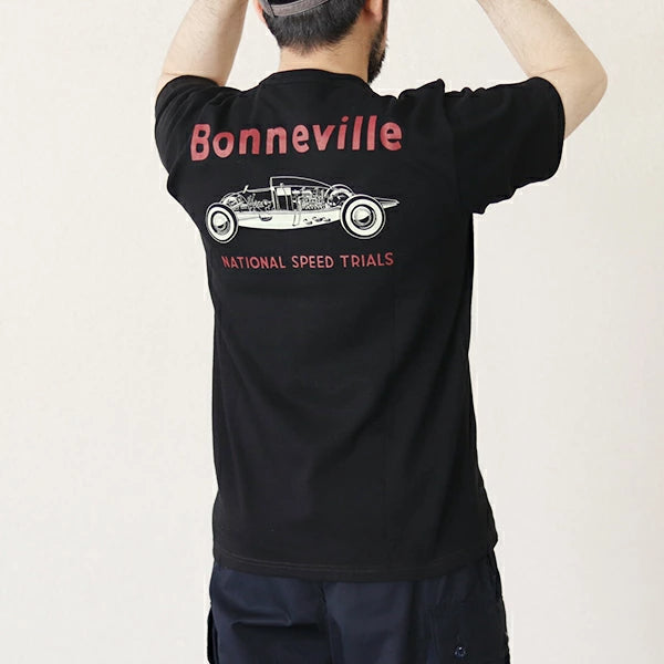 FREEWHEELERS HOT ROD MEMORABILIA "BONNEVILLE 1940-50s" TSHIRT