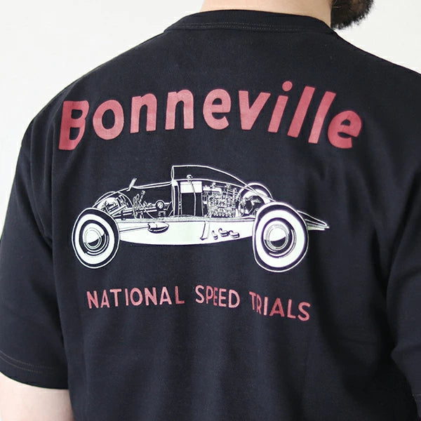 FREEWHEELERS HOT ROD MEMORABILIA "BONNEVILLE 1940-50s" TSHIRT