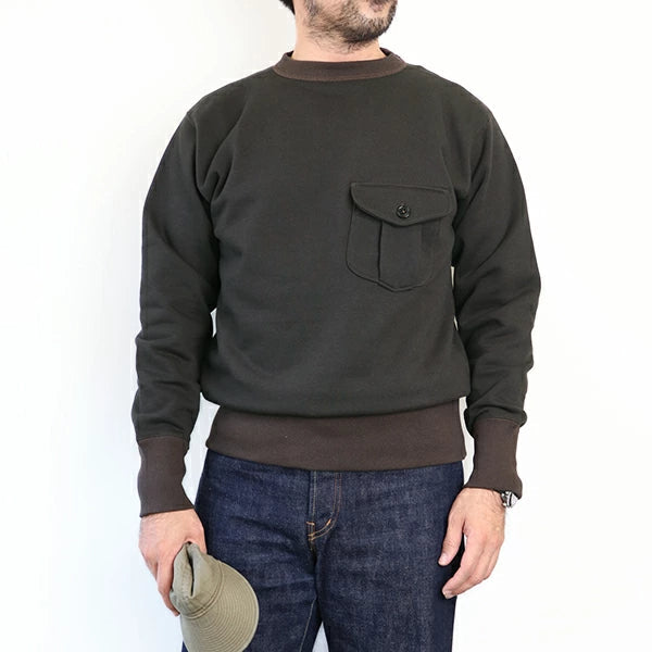 FREEWHEELERS "POCKET SWEAT SHIRT" SET-IN SLEEVE