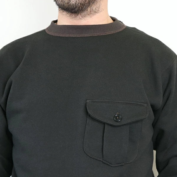 FREEWHEELERS "POCKET SWEAT SHIRT" SET-IN SLEEVE