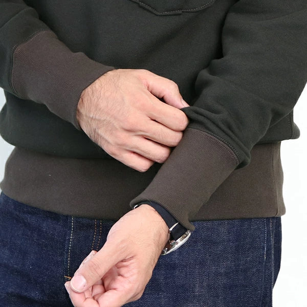 FREEWHEELERS "POCKET SWEAT SHIRT" SET-IN SLEEVE