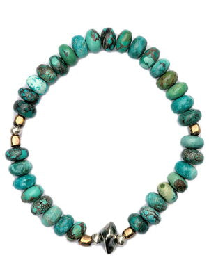 SunKu 39 Turquoise Beads (bt) Bracelet (L beads) SK-072