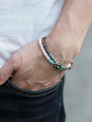 SunKu 39 Heishi Shell Bracelet SK-055