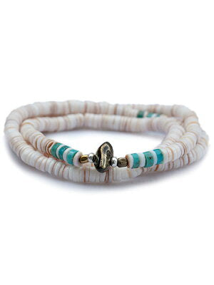 SunKu 39 Heishi Shell Necklace & Bracelet SK-056