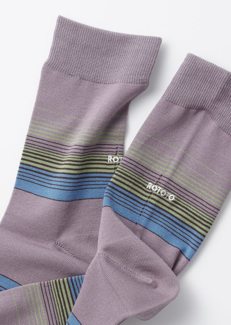 RoToTo HORIZON STRIPE SOCKS