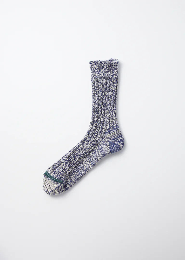 RoToTo RECYCLE COTTON RIBBED CREW SOCKS
