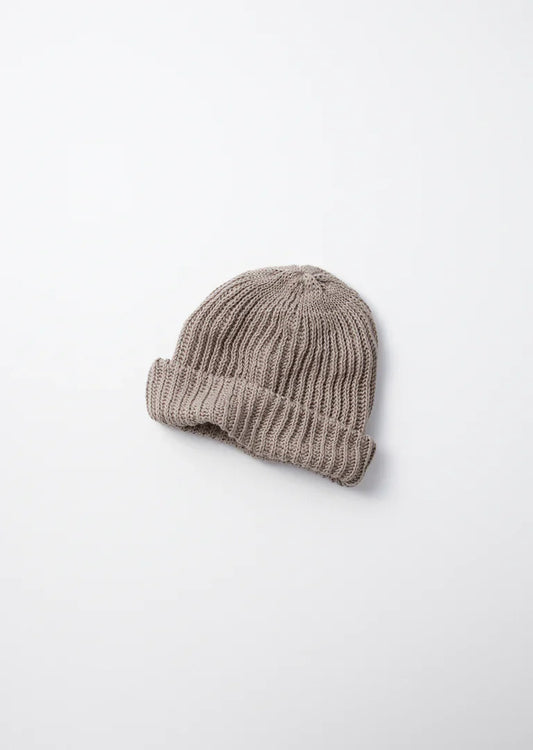 RoToTo CHUNKY COTTON SHORT BEANIE