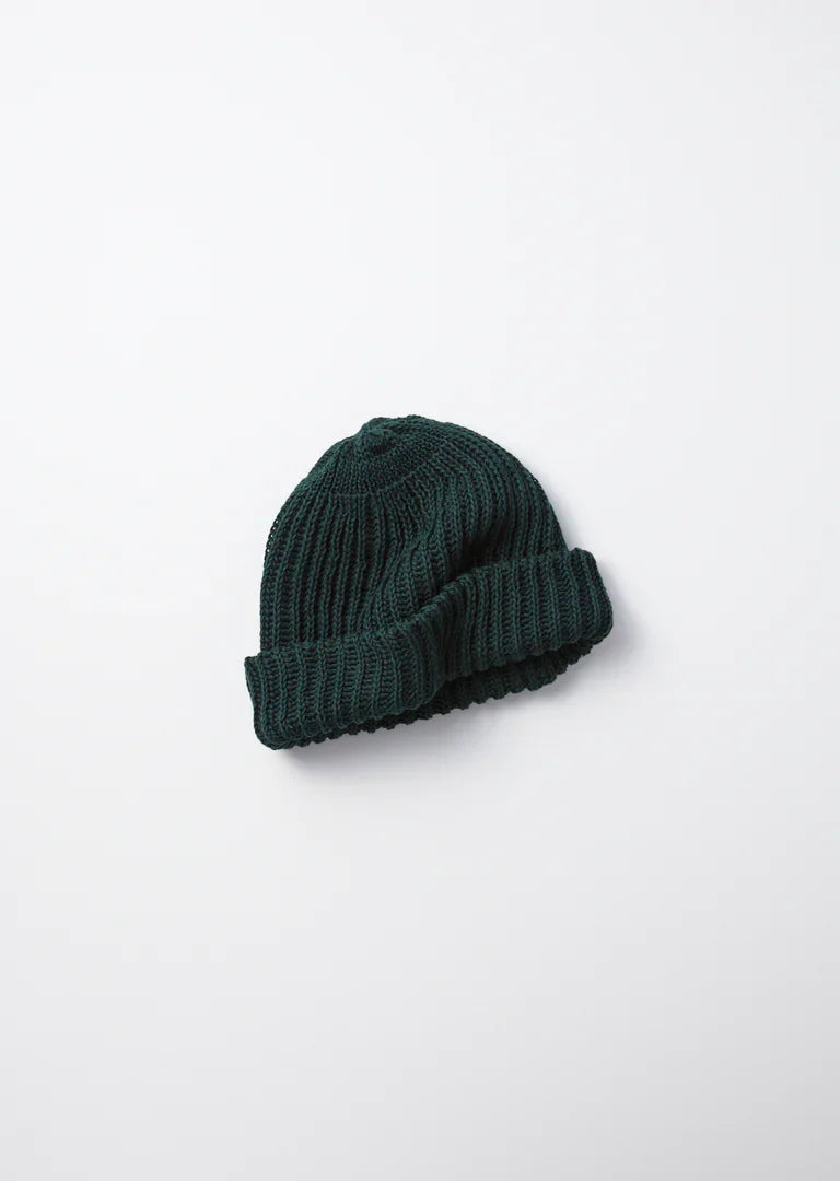 RoToTo CHUNKY COTTON SHORT BEANIE