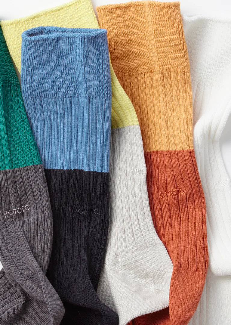 RoToTo BICOLOR FORMAL SOCKS