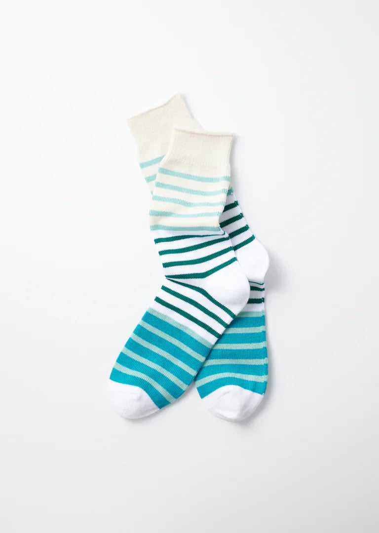 RoToTo MULTI MARINE STRIPE SOCKS