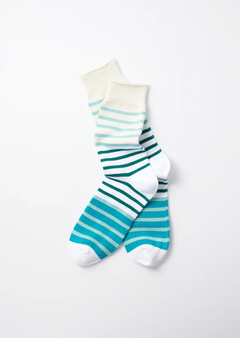 RoToTo MULTI MARINE STRIPE SOCKS