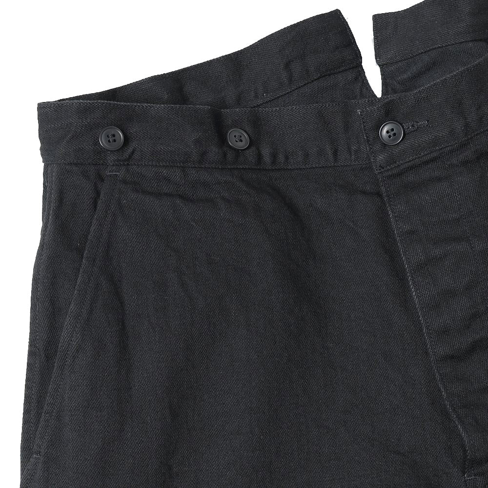 COMOLI Black Denim Overpants