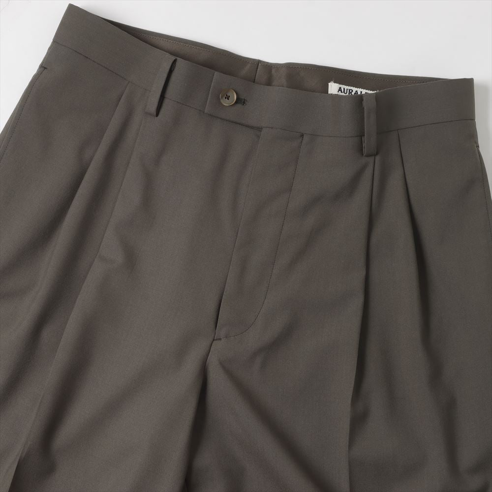 AURALEE SUPER FINE TROPICAL WOOL SLACKS