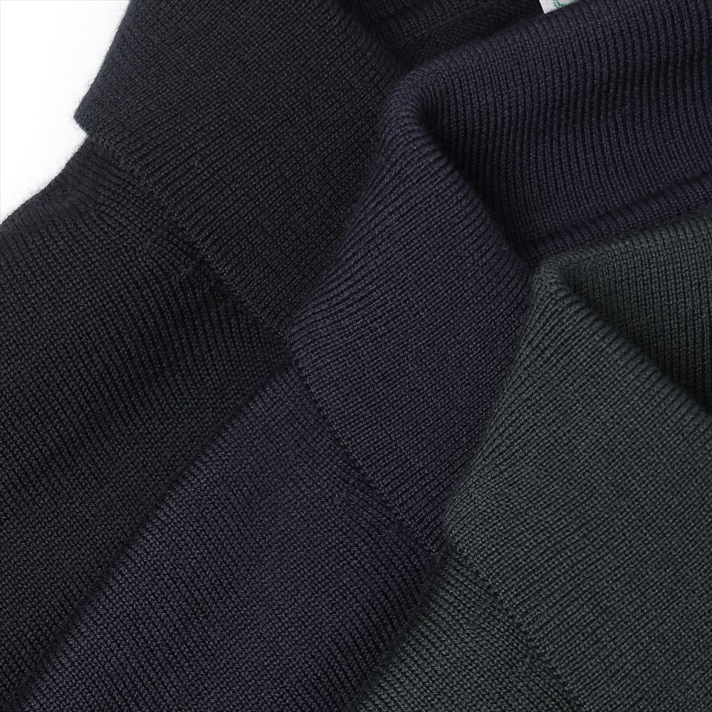 A.PRESSE Wool Knit L/S Polo Shirts