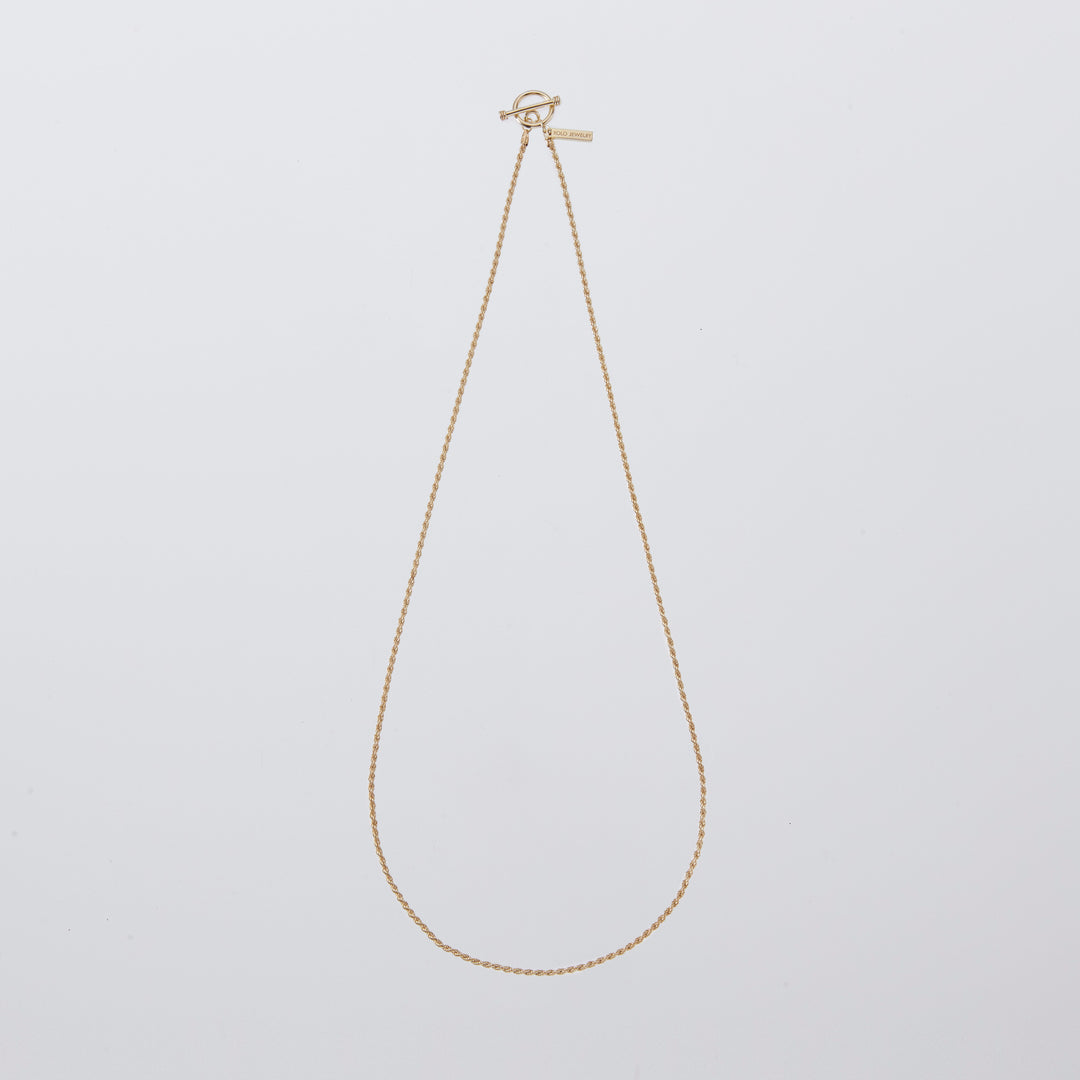 XOLO JEWELRY French Rope Link Necklace