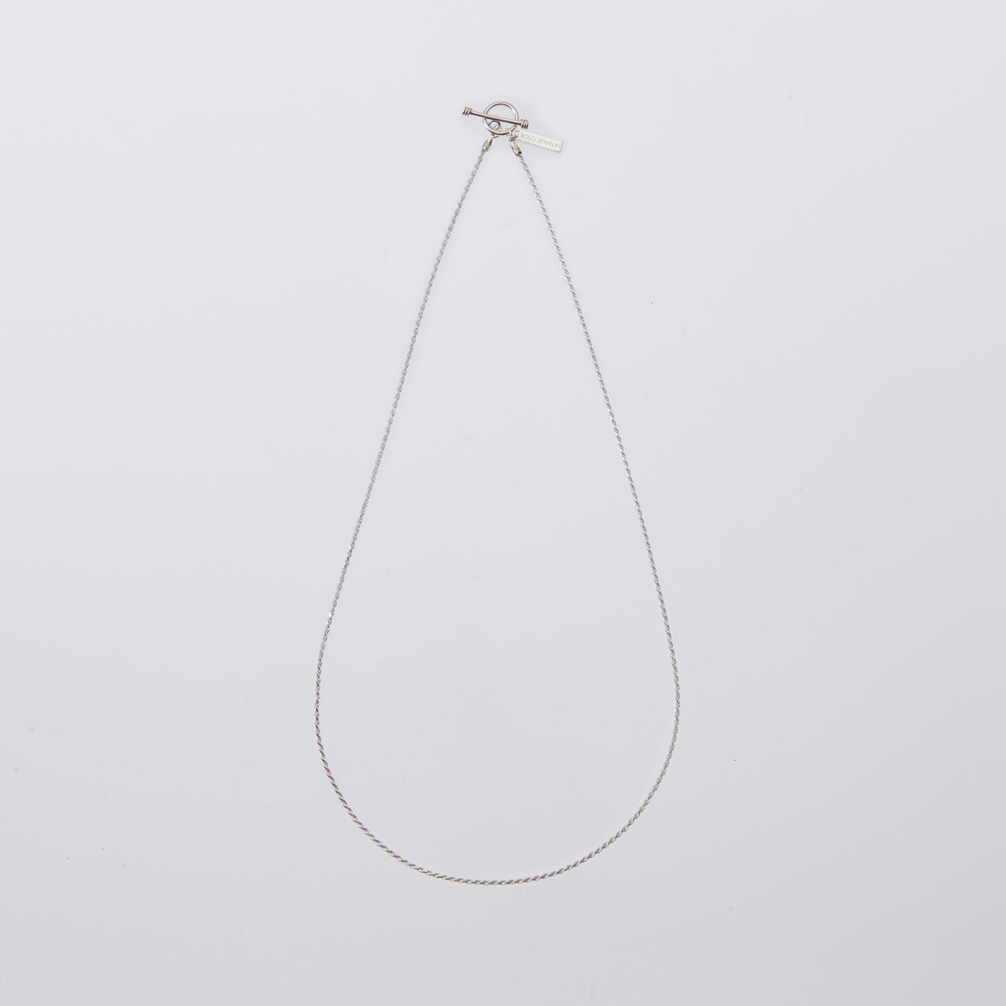 XOLO JEWELRY Tiny French Rope Link Necklace