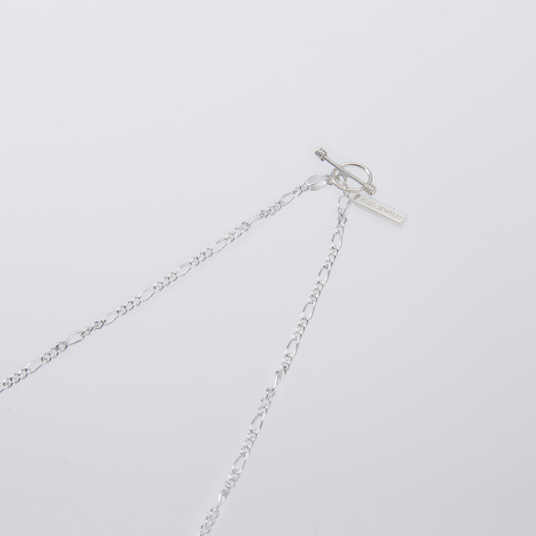 XOLO JEWELRY Figaro Link Necklace -2mm-
