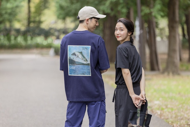 L.L.Bean JAPAN EDITION Bean's 1980 Short-Sleeve Catalog Trout Tee