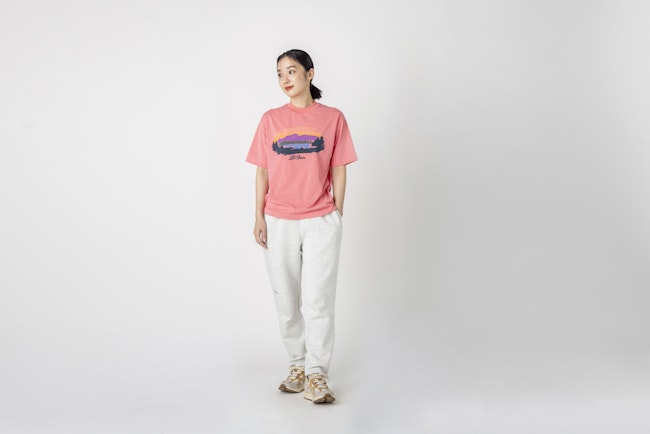 L.L.Bean JAPAN EDITION Women's Canton Mountain Lake Graphic Tee