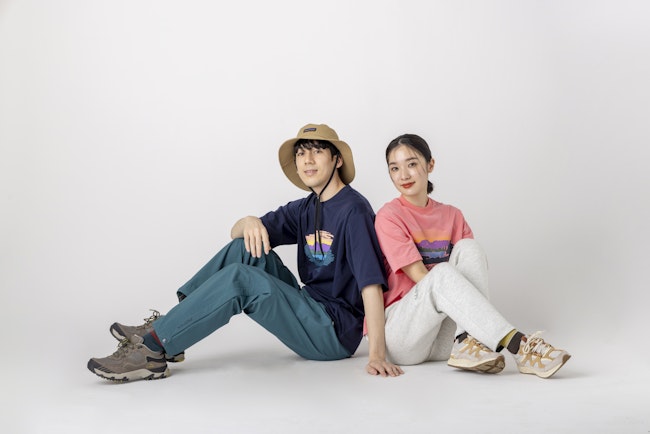 L.L.Bean JAPAN EDITION Women's Canton Mountain Lake Graphic Tee