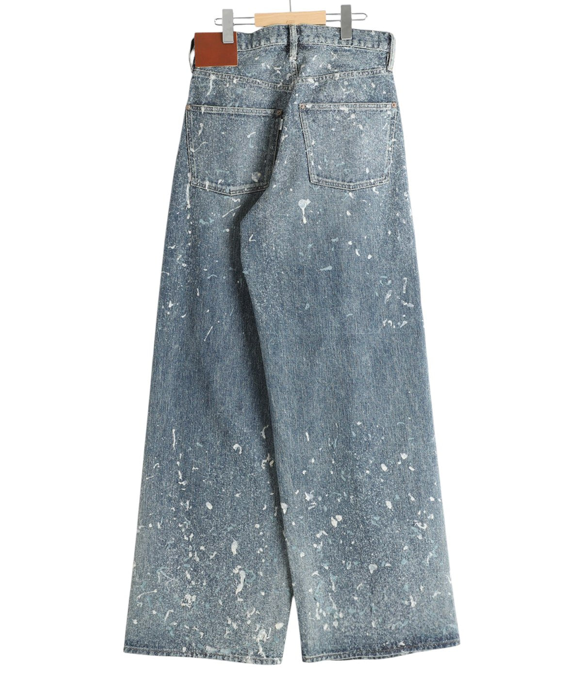 SUGARHILL MOLDED DENIM TROUSERS WIDE CUT