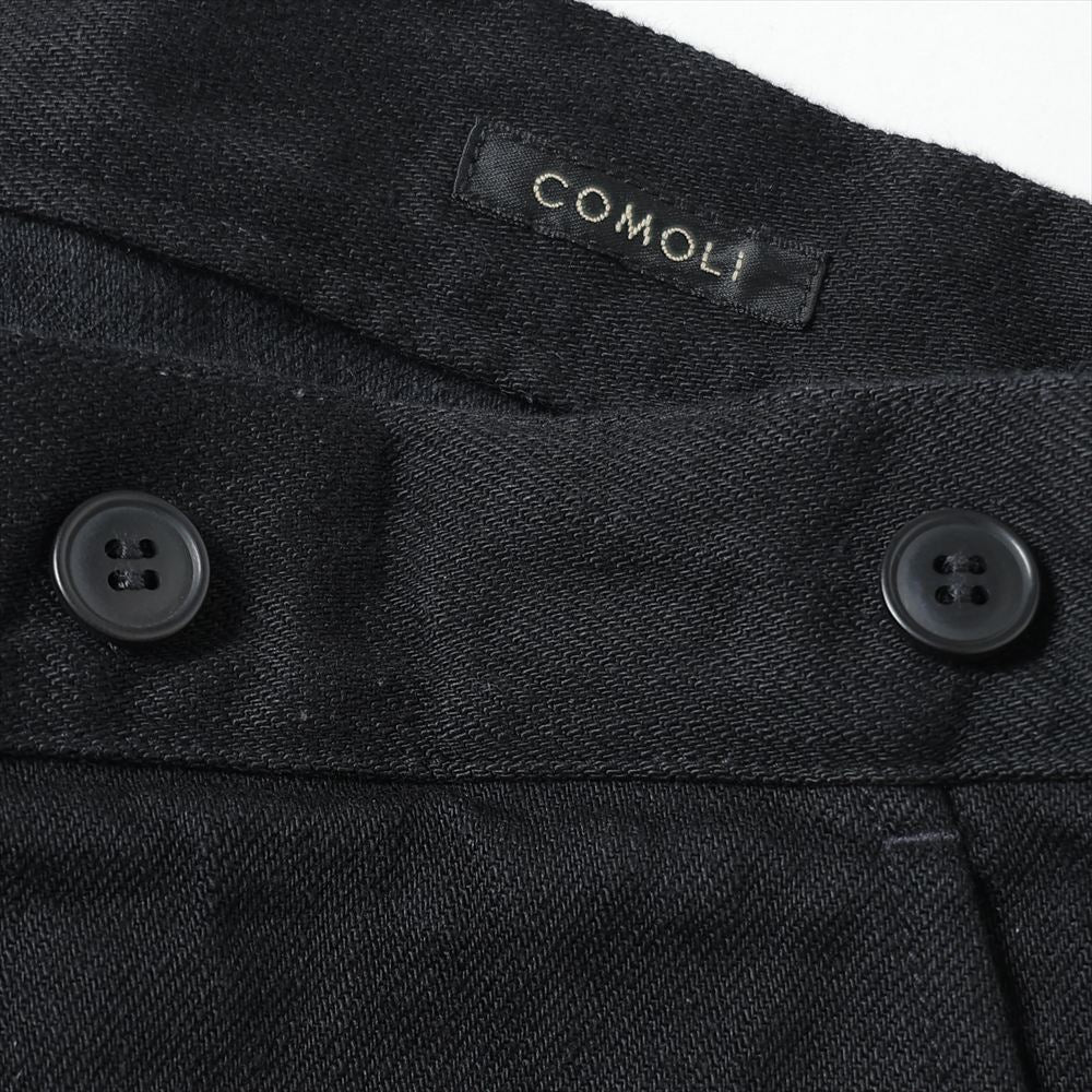 COMOLI Black Denim Overpants