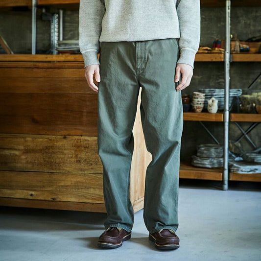 orSlow DAD'S FIT PAINTER PANTS Army Green