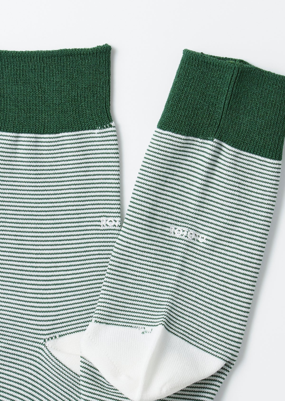 RoToTo FINE STRIPE MINI CREW SOCKS