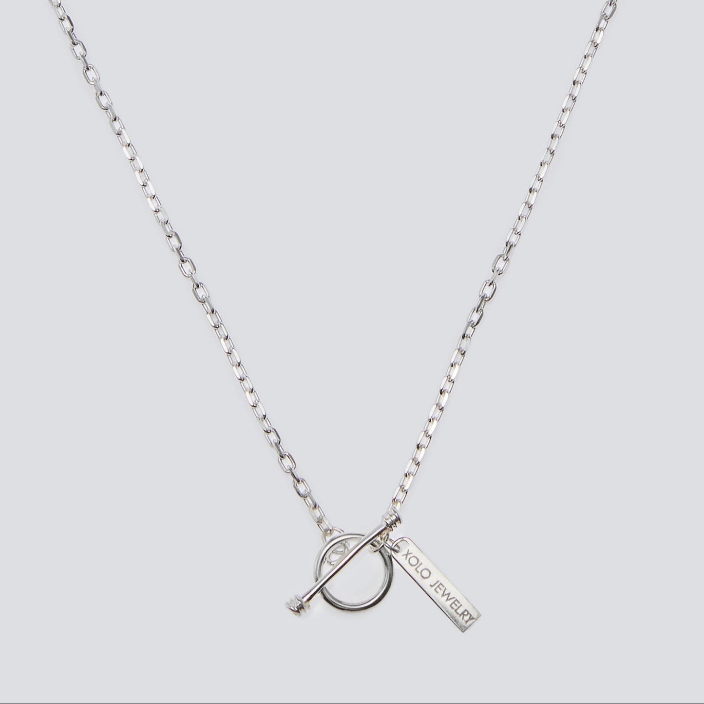 XOLO JEWELRY Oval Cut Link Neckalce