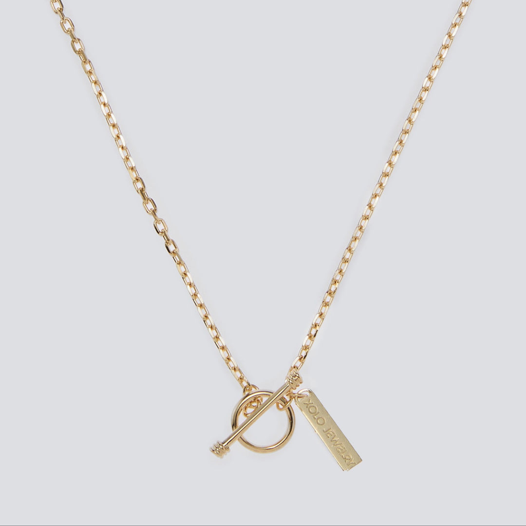 XOLO JEWELRY Oval Cut Link Neckalce