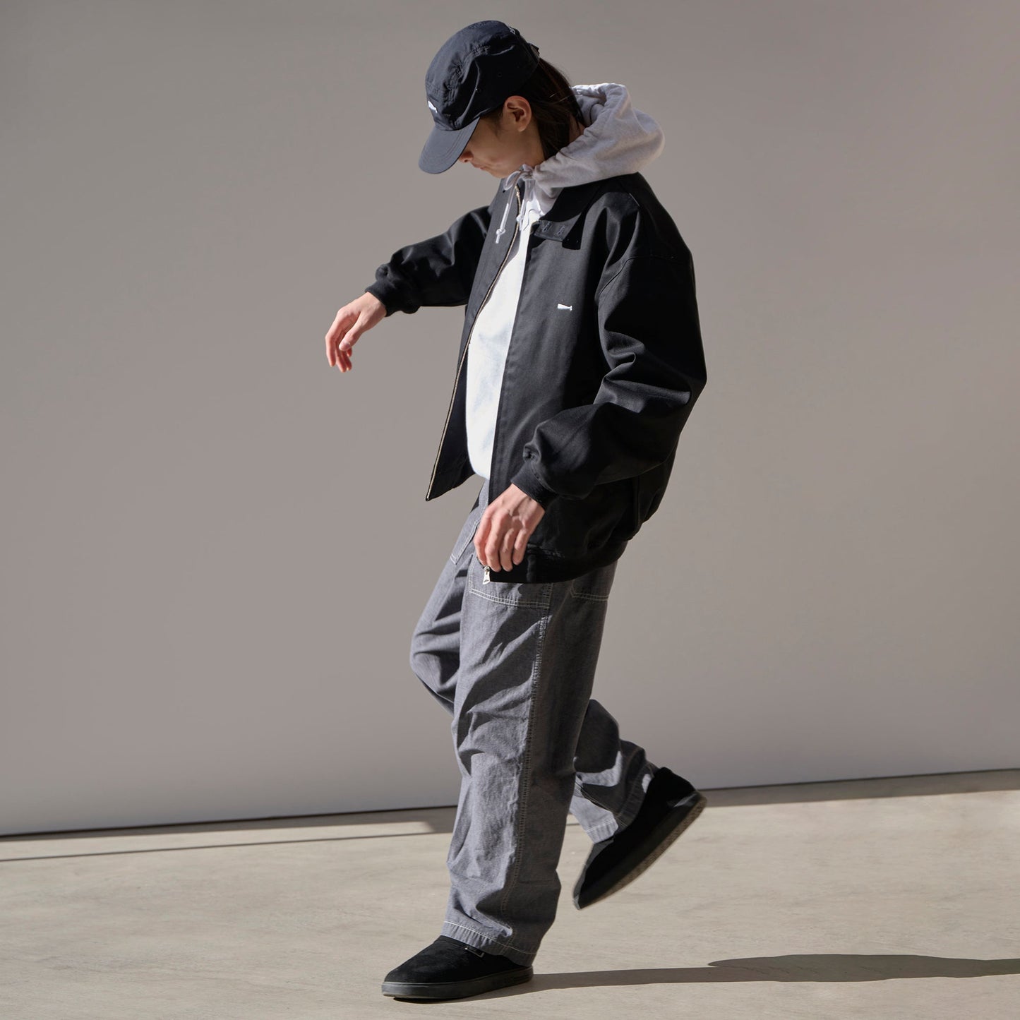 DESCENDANT BAKER CHAMBRAY TROUSERS