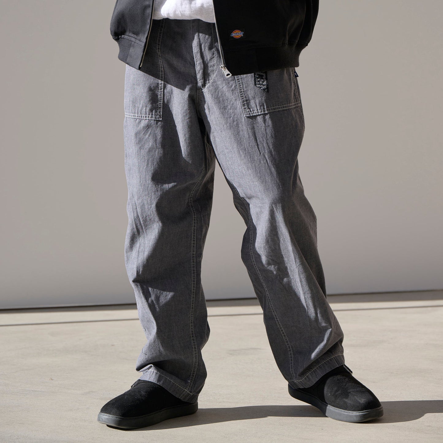 DESCENDANT BAKER CHAMBRAY TROUSERS