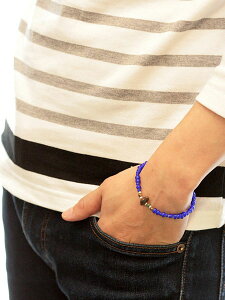 SunKu Antique Beads Bracelet Navy LTD-011