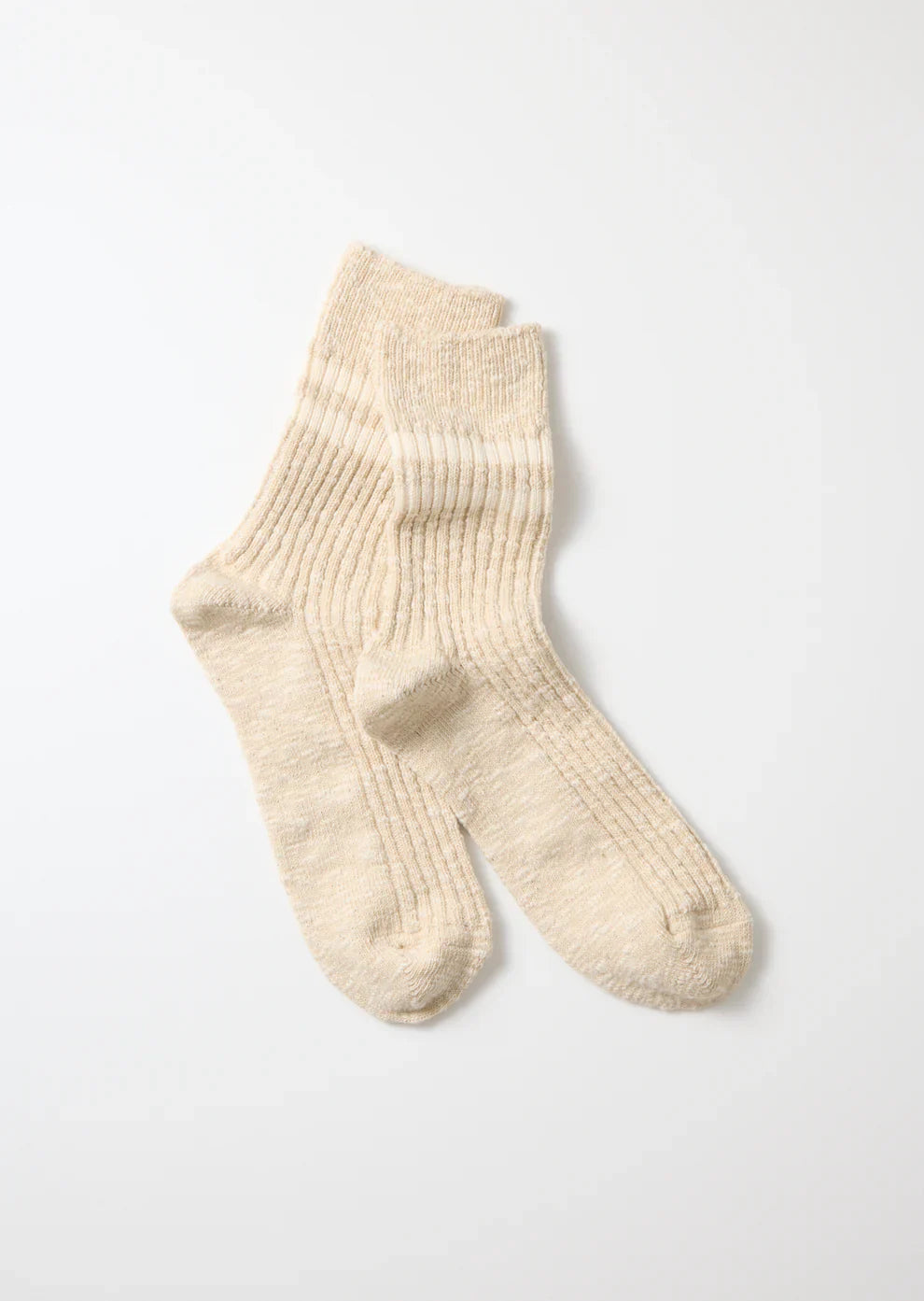 RoToTo OG COTTON SLUB STRIPE SOCKS