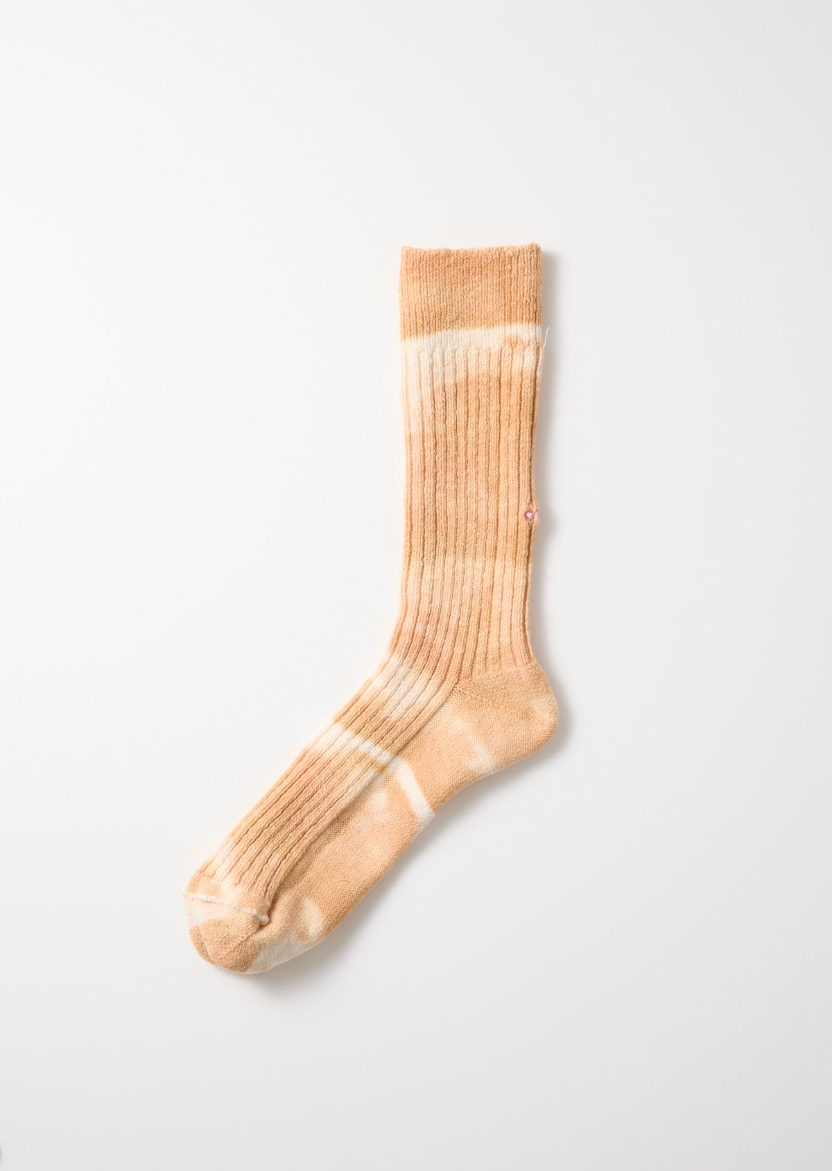 RoToTo TIE DYE RIBBED CREW SOCKS