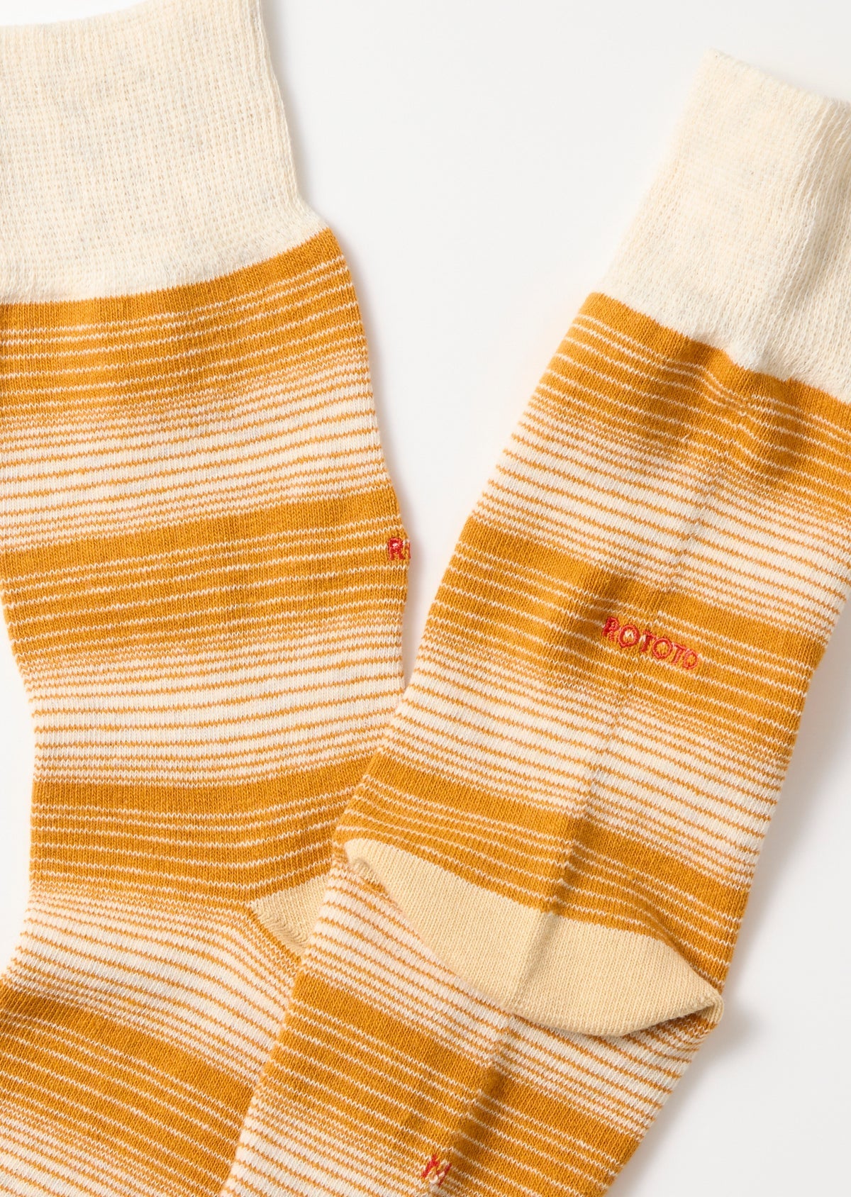 RoToTo HORIZONTAL STRIPE CREW SOCKS
