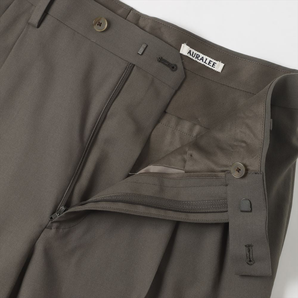 AURALEE SUPER FINE TROPICAL WOOL SLACKS