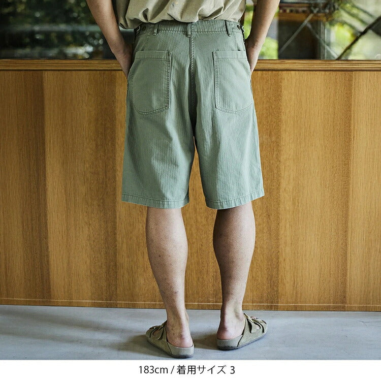 orSlow SUMMER FATIGUE SHORTS Green