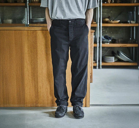 orSlow FRENCH WORK PANTS black