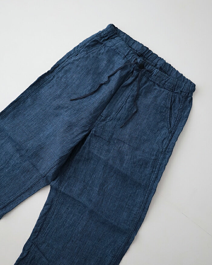 orSlow WIDE FIT NEW YORKER INDIGO CHECK
