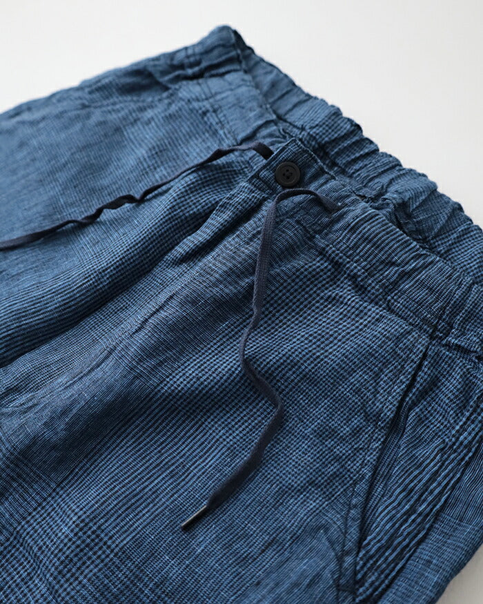 orSlow WIDE FIT NEW YORKER INDIGO CHECK