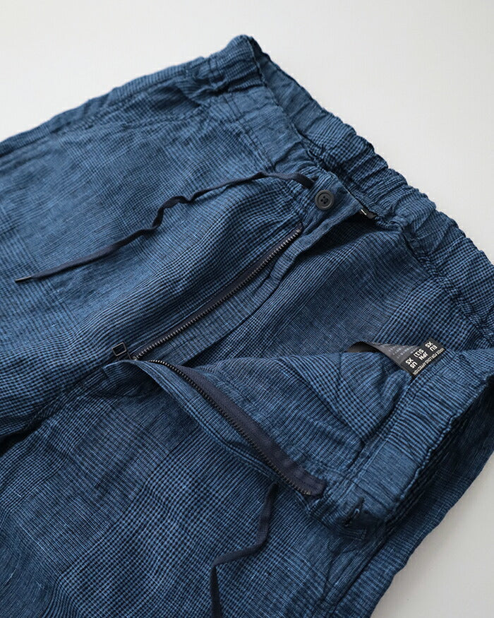 orSlow WIDE FIT NEW YORKER INDIGO CHECK