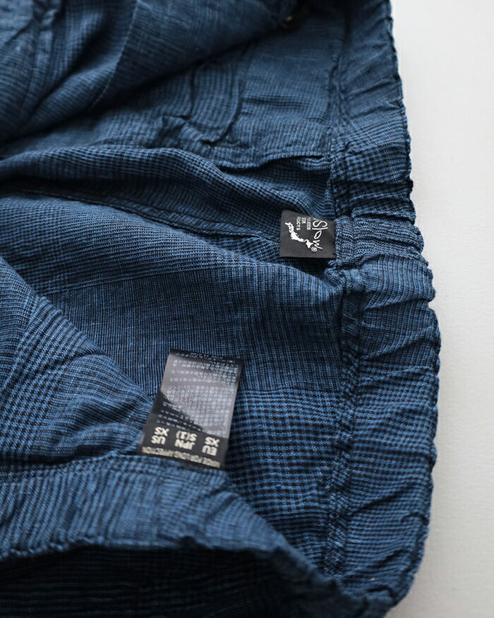orSlow WIDE FIT NEW YORKER INDIGO CHECK
