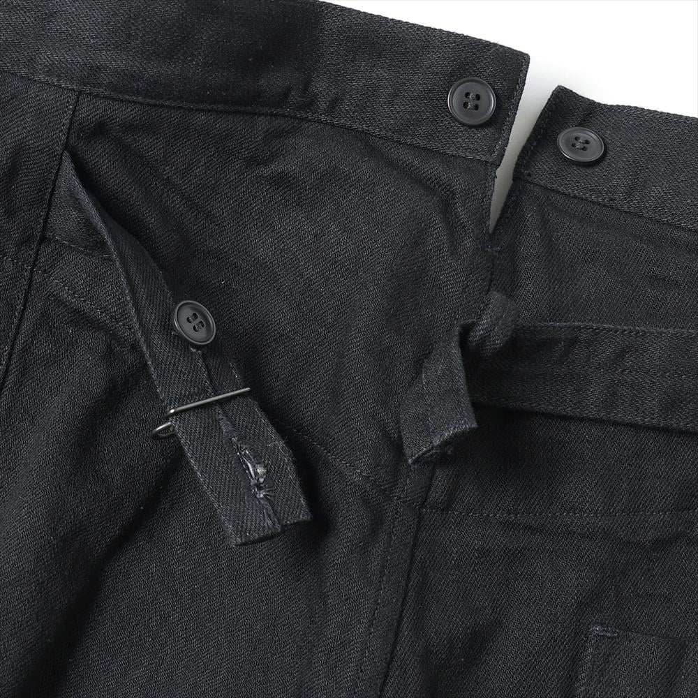 COMOLI Black Denim Overpants