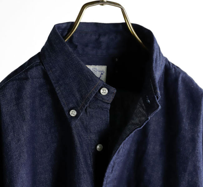 orSlow STANDARD BUTTON DOWN SHIRT ONE WASH