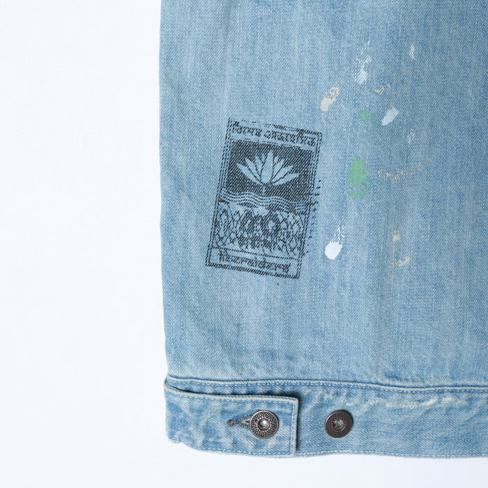 Liberaiders STAMPED DENIM JACKET