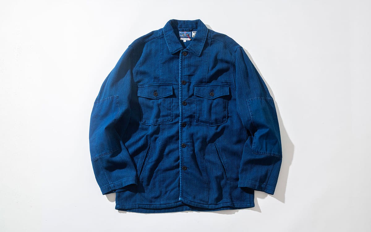 BLUE BLUE JAPAN Casezomesashiko Fatigue Shirt