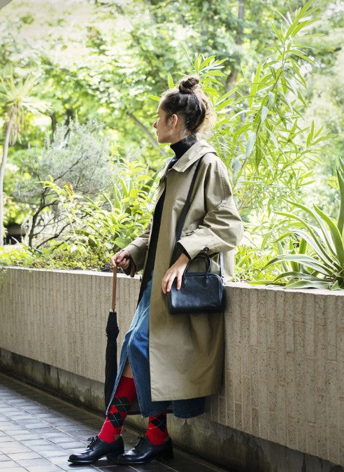 RoToTo ARGYLE CREW SOCKS