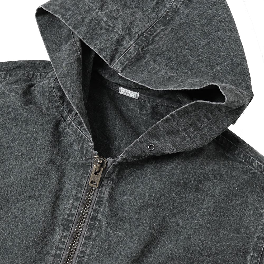 A.PRESSE Vintage US Navy Zip Hoodie